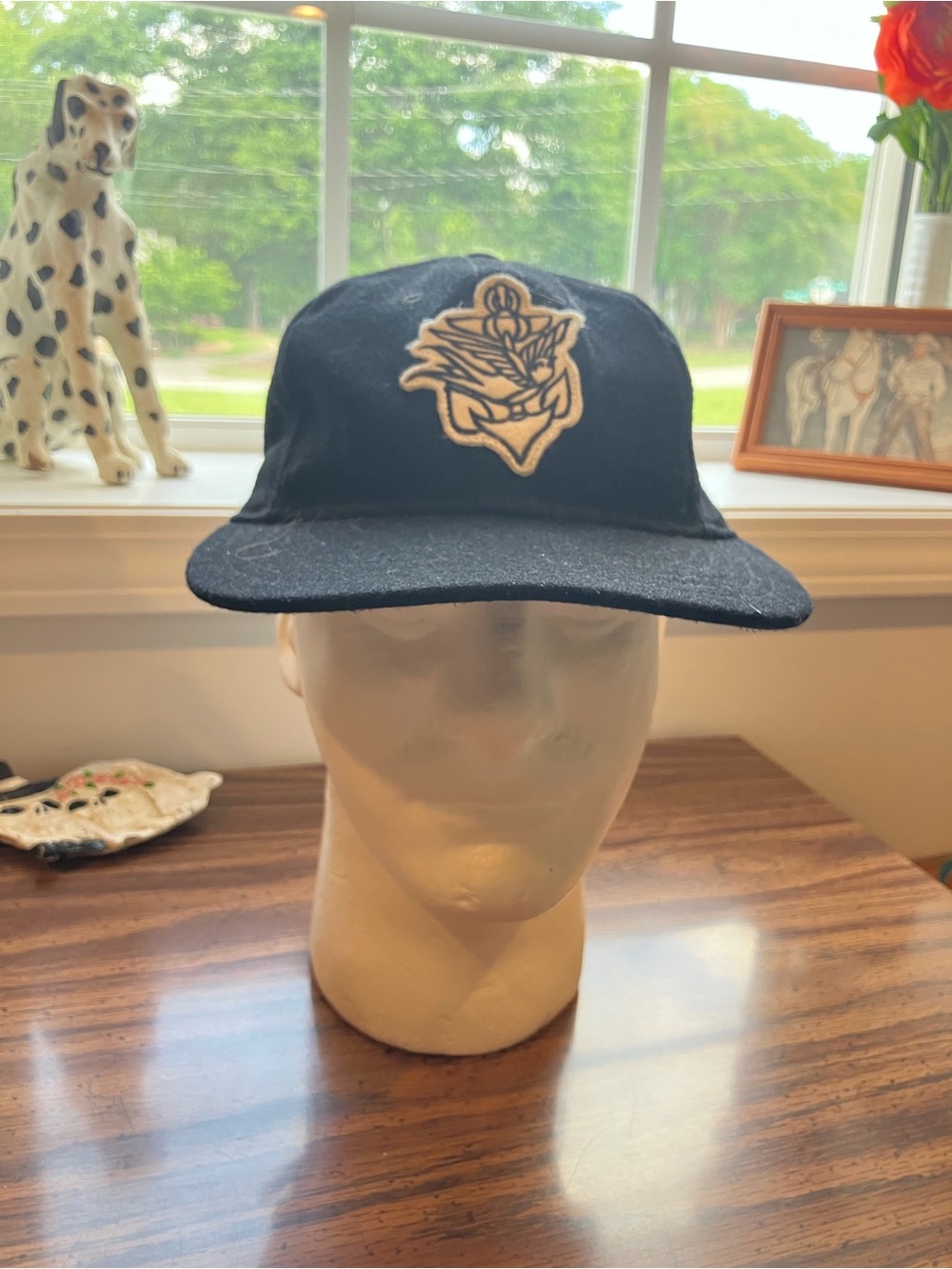 Ebbets Vintage Black Wool Jason Isbell Embroidered Snapback